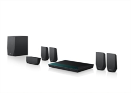 Sony BDV-E2100 5.1 Blu-ray Heimkinosystem (1000 Watt, 3D, W-LAN, Smart TV, Bluetooth, NFC) schwarz -